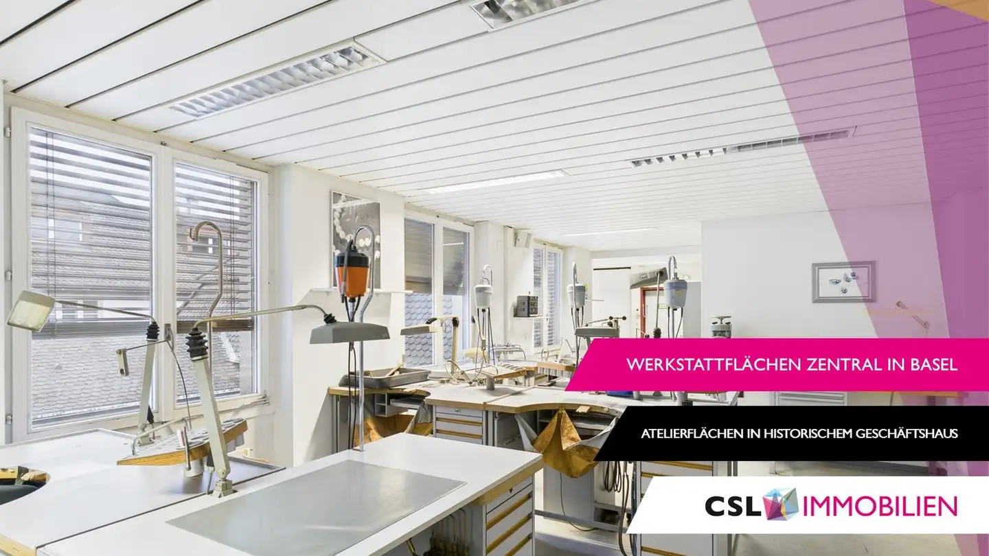 Werkstatt mieten - Freie Strasse 39, 4001 Basel