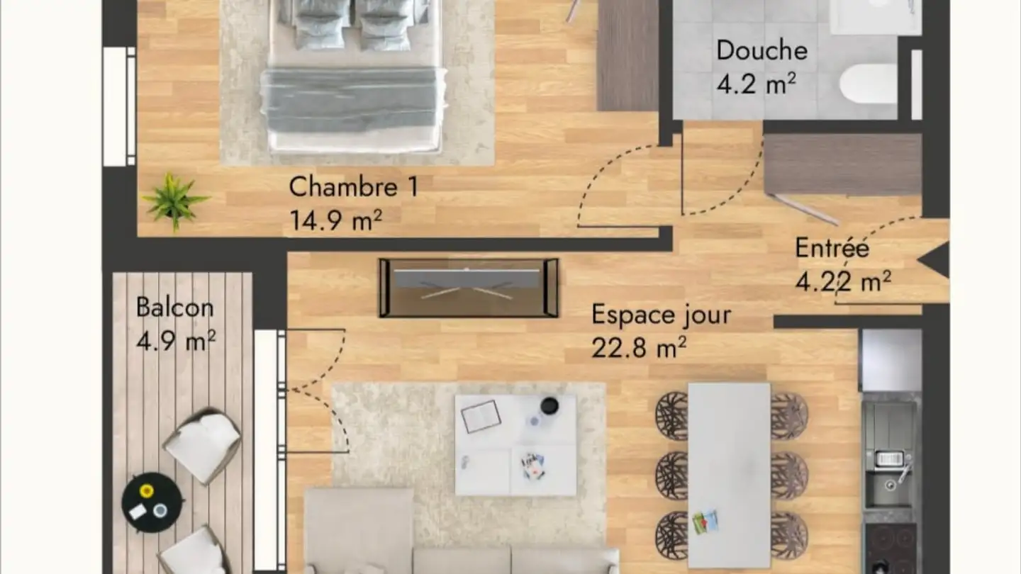 Apartment for sale - Rue De Plans-Praz 16c, 1337 Vallorbe