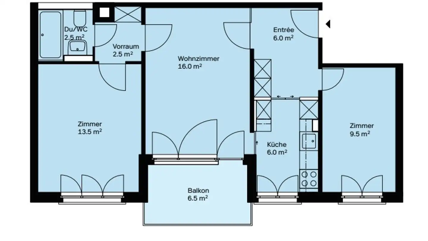 Apartment for rent - 6300 Zug - Photo 2