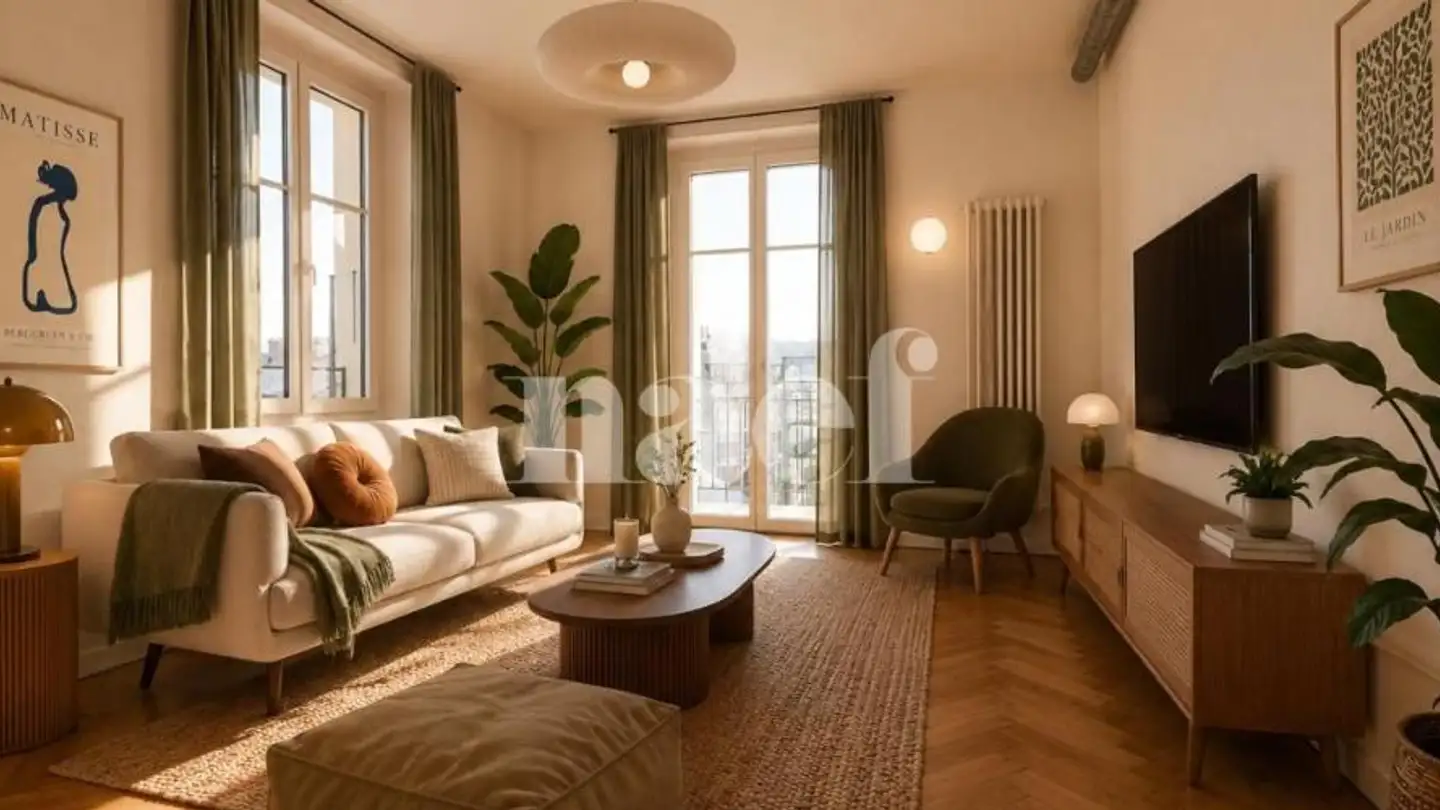 Appartement à louer - Rue du Commerce 95, 2300 La Chaux-de-Fonds