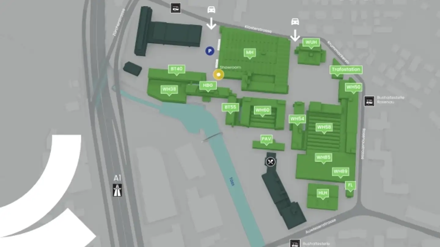 Storage space for rent - Klosterstrasse 40a, 8406 Winterthur