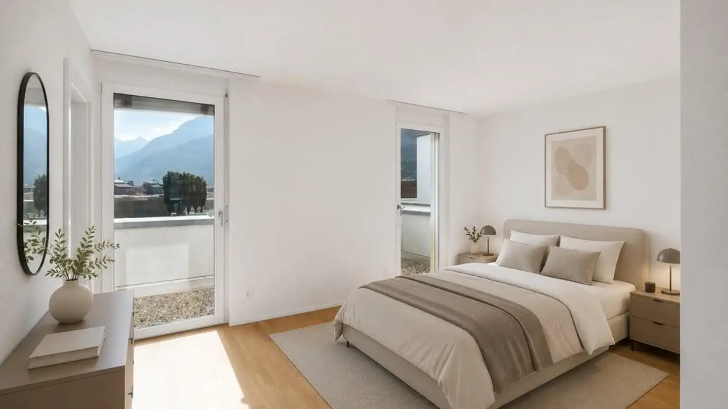 Appartement à louer - Mattaweg 13, 3930 Visp - Photo 2