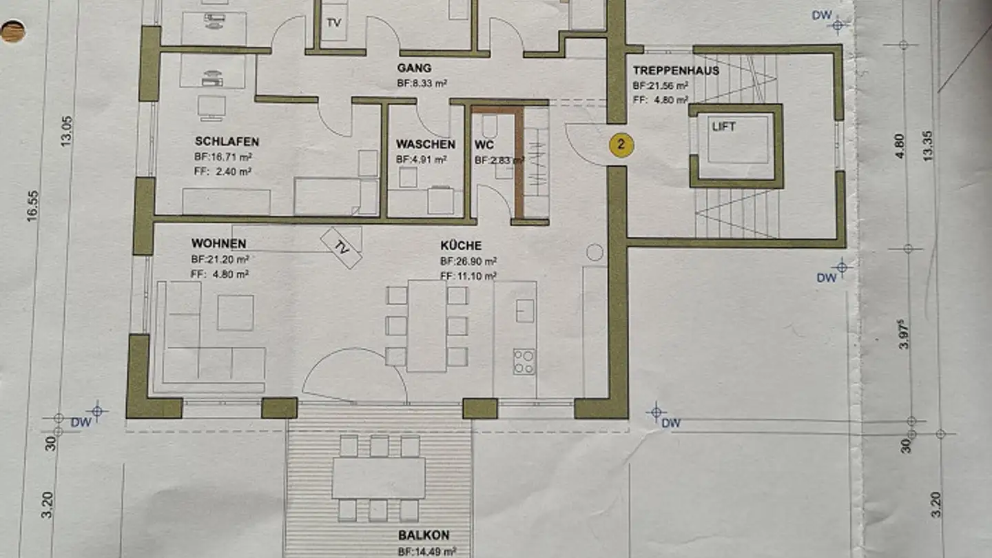 Apartment for rent - Zinggengasse 5a, 9437 Marbach SG - Photo 3