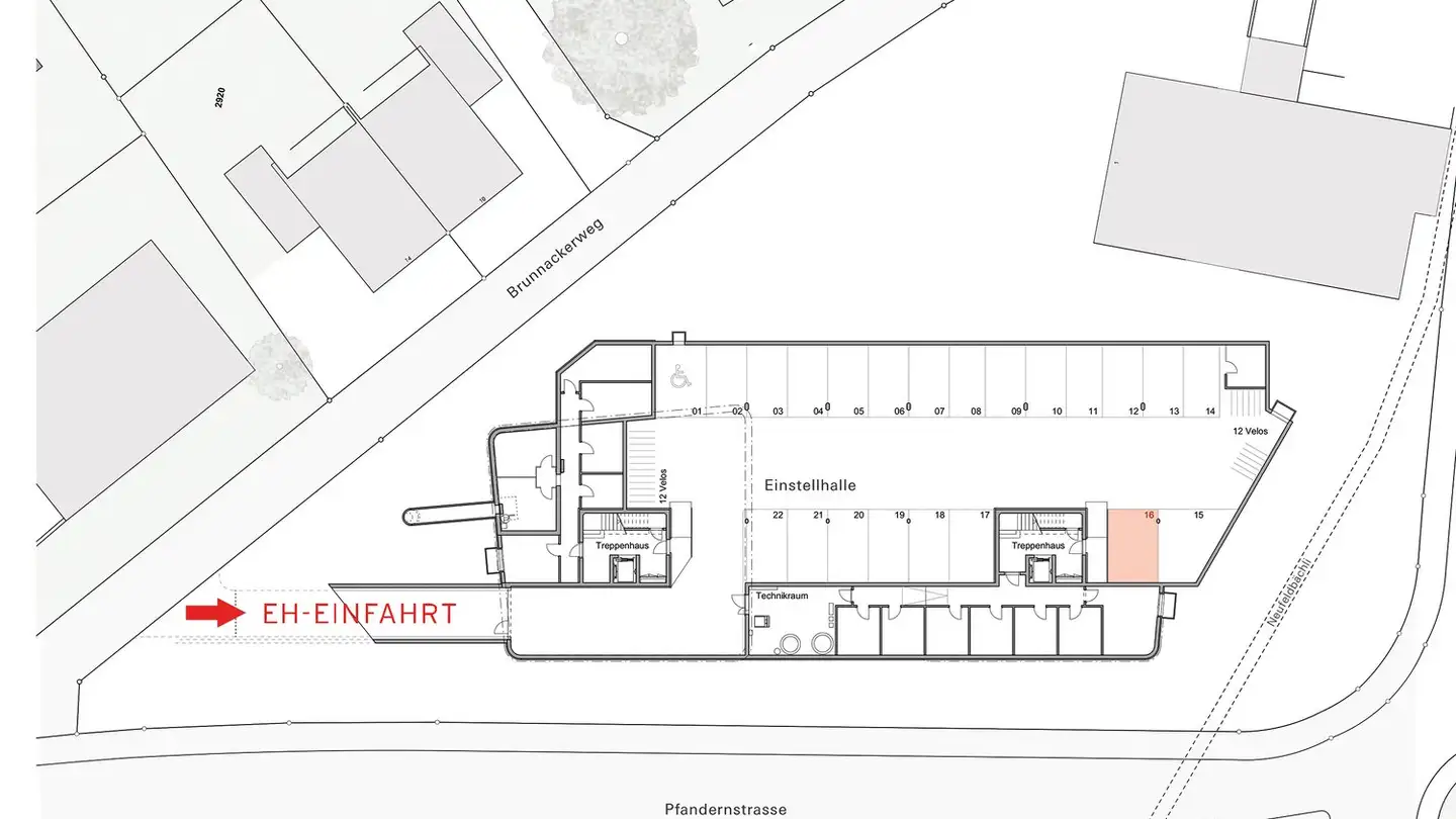 Tiefgaragenstellplatz mieten - Brunnackerweg 5, 3608 Thun - Foto 2