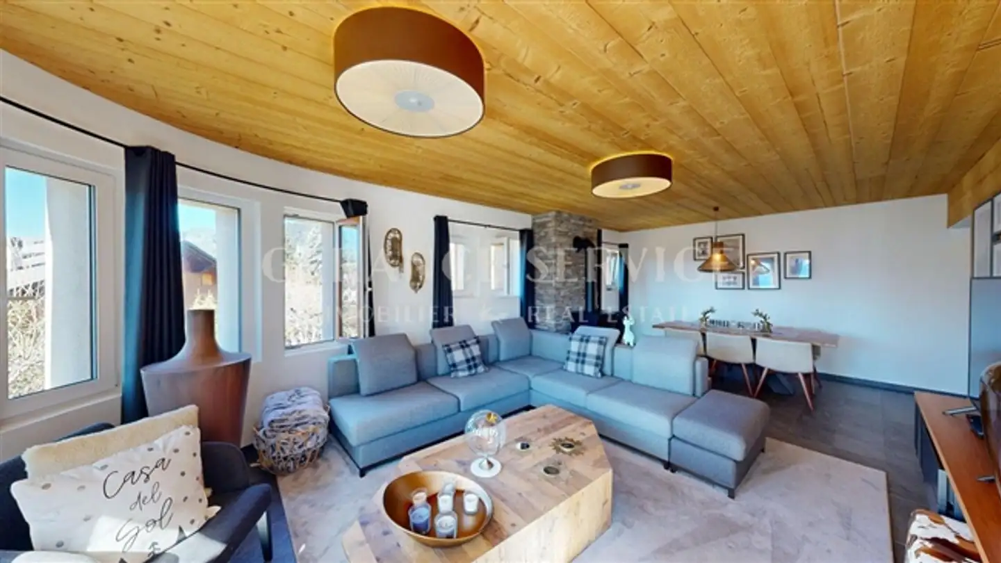 Appartement à louer - Route De Villars, 1884 Huémoz - Photo 2