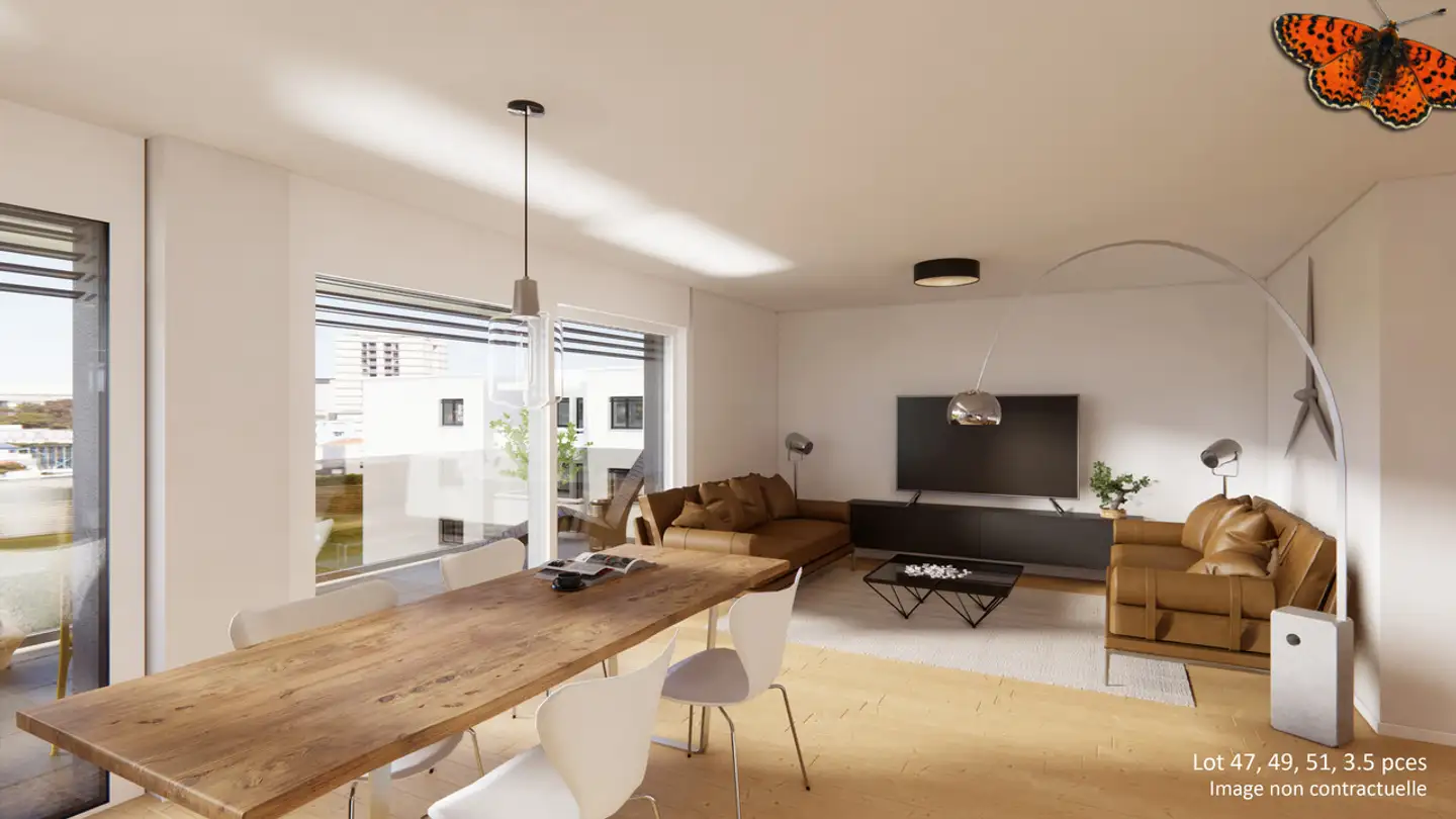 Appartamento in affitto - Rue De Corbières 21, 1630 Bulle - Photo 2