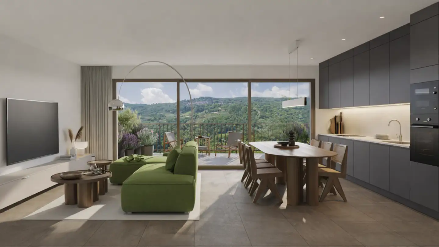 Apartment for rent - Salita Cuccarello 3, 6934 Bioggio - Photo 2