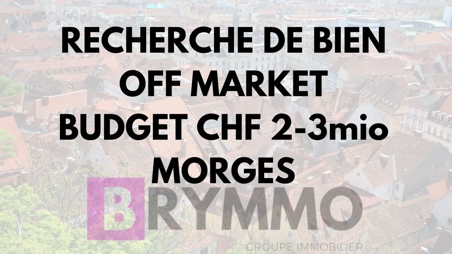 Single house for sale - 1110 Morges