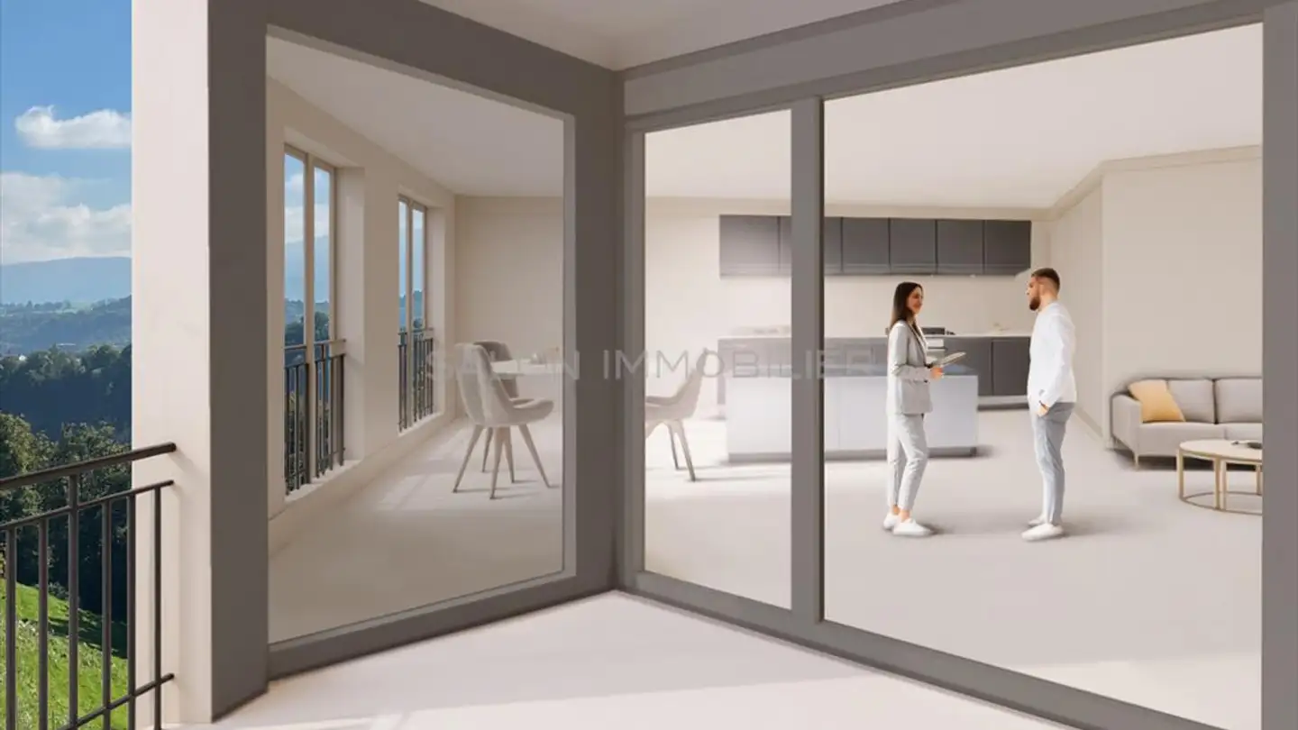 Apartment for sale - Route De Planafaye, 1752 Villars-sur-Glâne - Photo 2