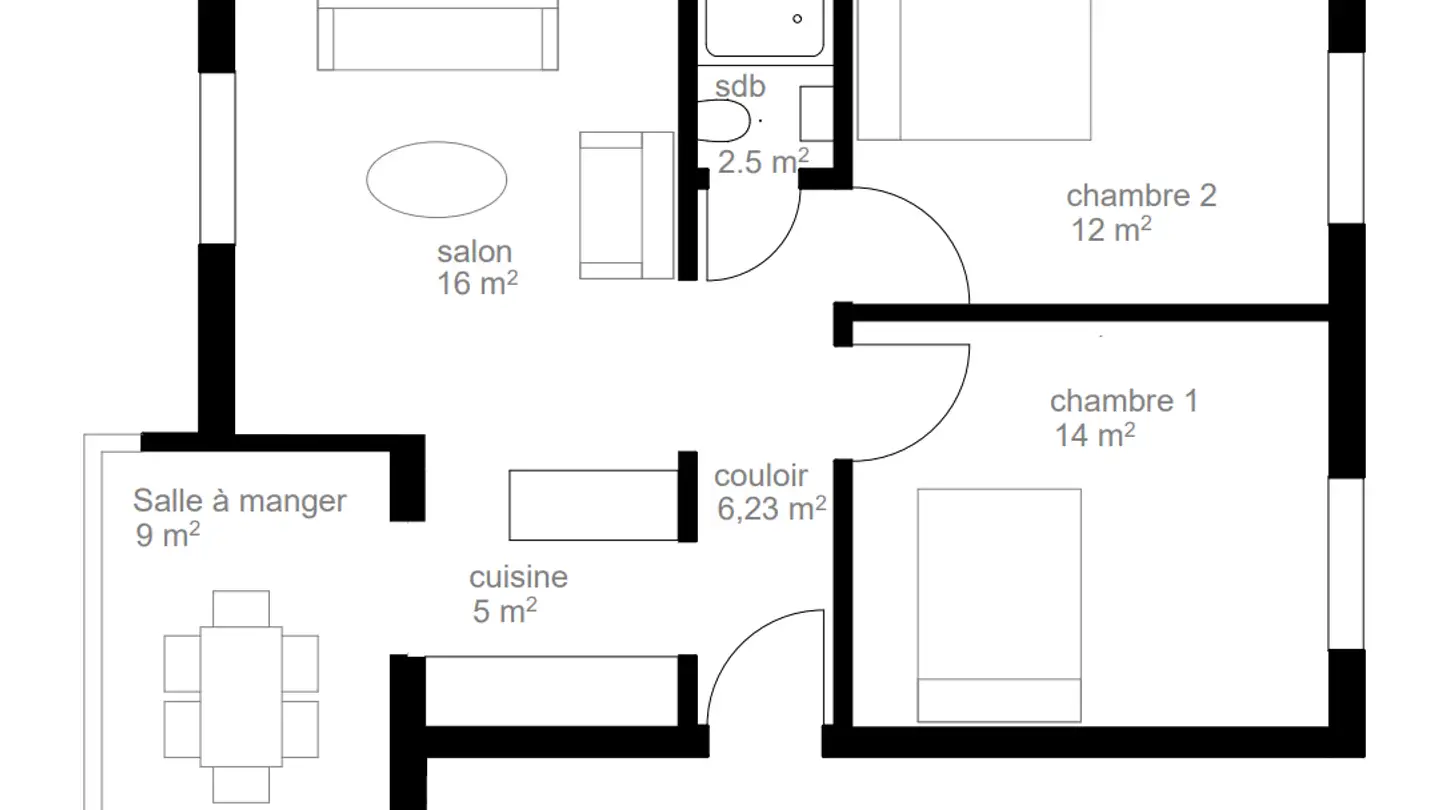 Apartment for rent - Route Des Cliniques 35, 1700 Fribourg - Photo 3