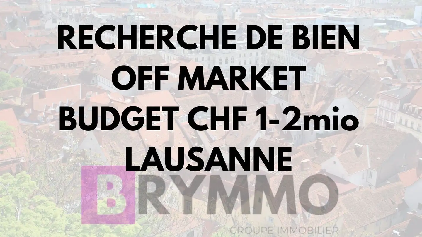 Apartment for sale - 1003 Lausanne