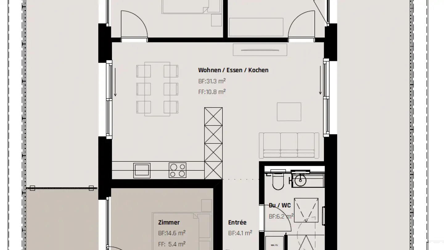 Wohnung mieten - Langgasse 50, 9008 St. Gallen - Foto 4