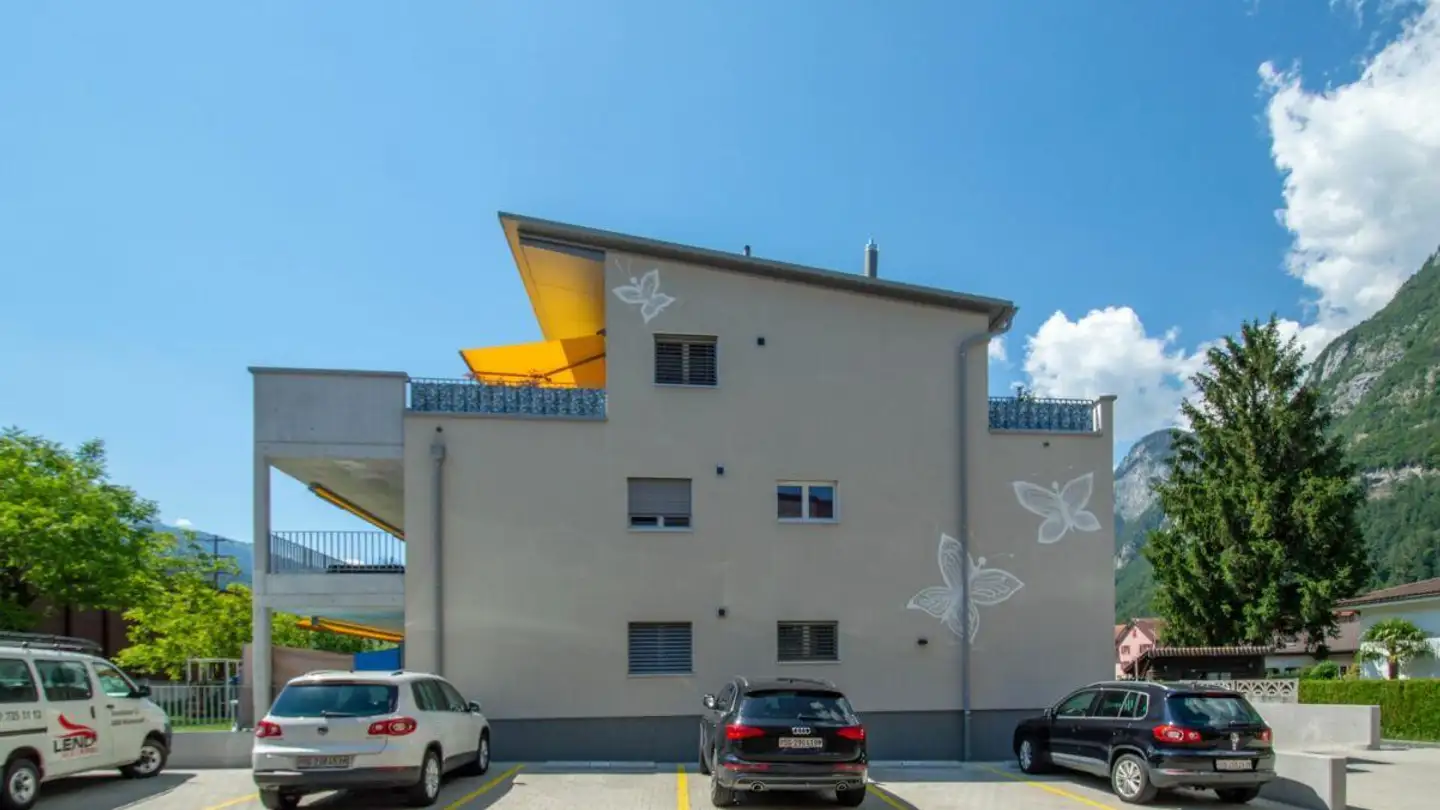 Place de parking extérieure à louer - Staatsstrasse 41, 8888 Heiligkreuz (Mels) - Photo 3