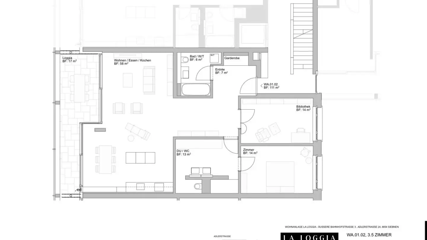 Apartment for rent - Adlerstrasse 24, 8854 Siebnen - Photo 3