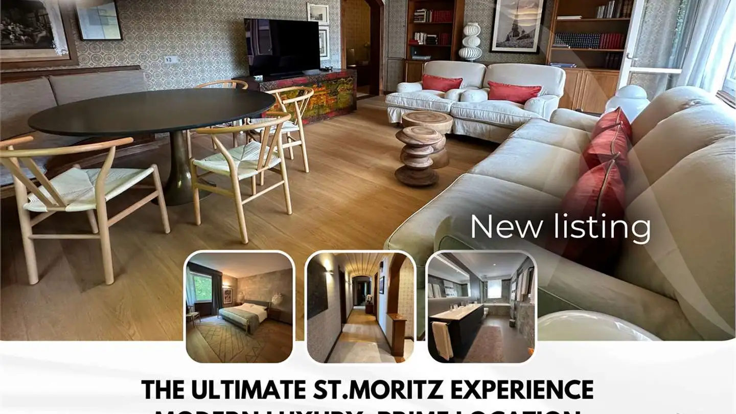 Möblierte Wohnung kaufen - Truoch Stredas 2, 7500 St. Moritz