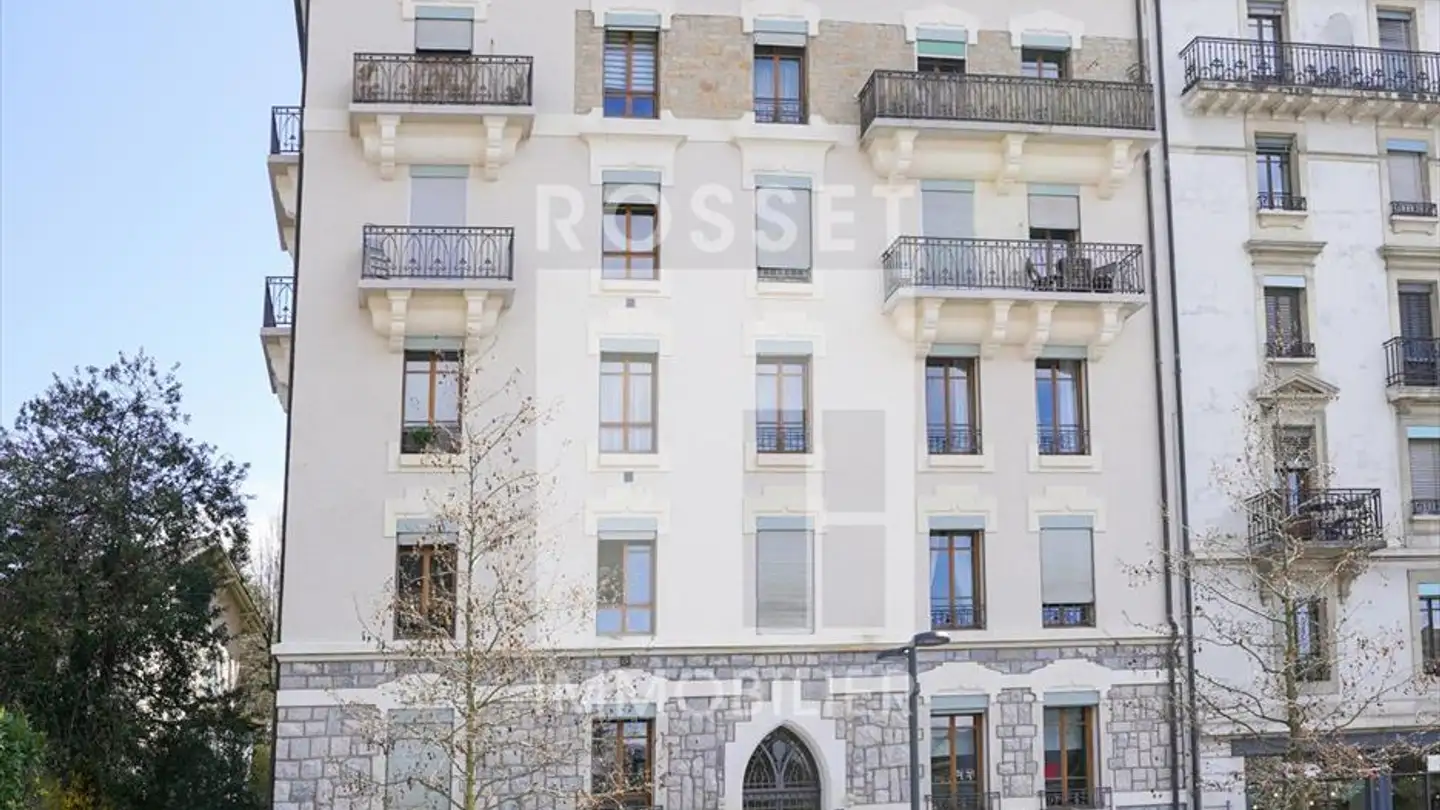 Studio à louer - Avenue De La Gare-Des-Eaux-Vives 16, 1207 Genève