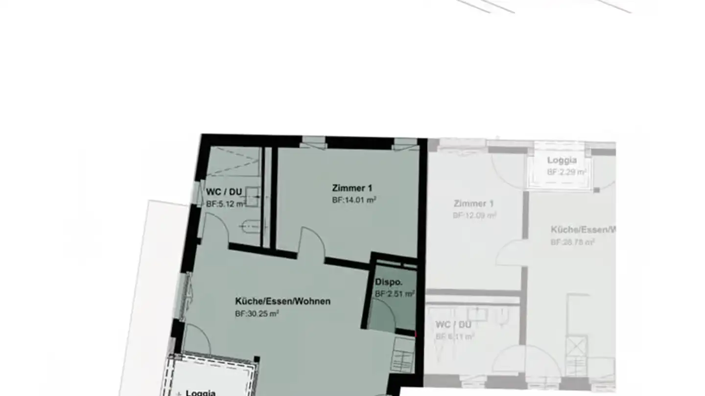 Appartement à louer - Staatsstrasse 121, 9445 Rebstein
