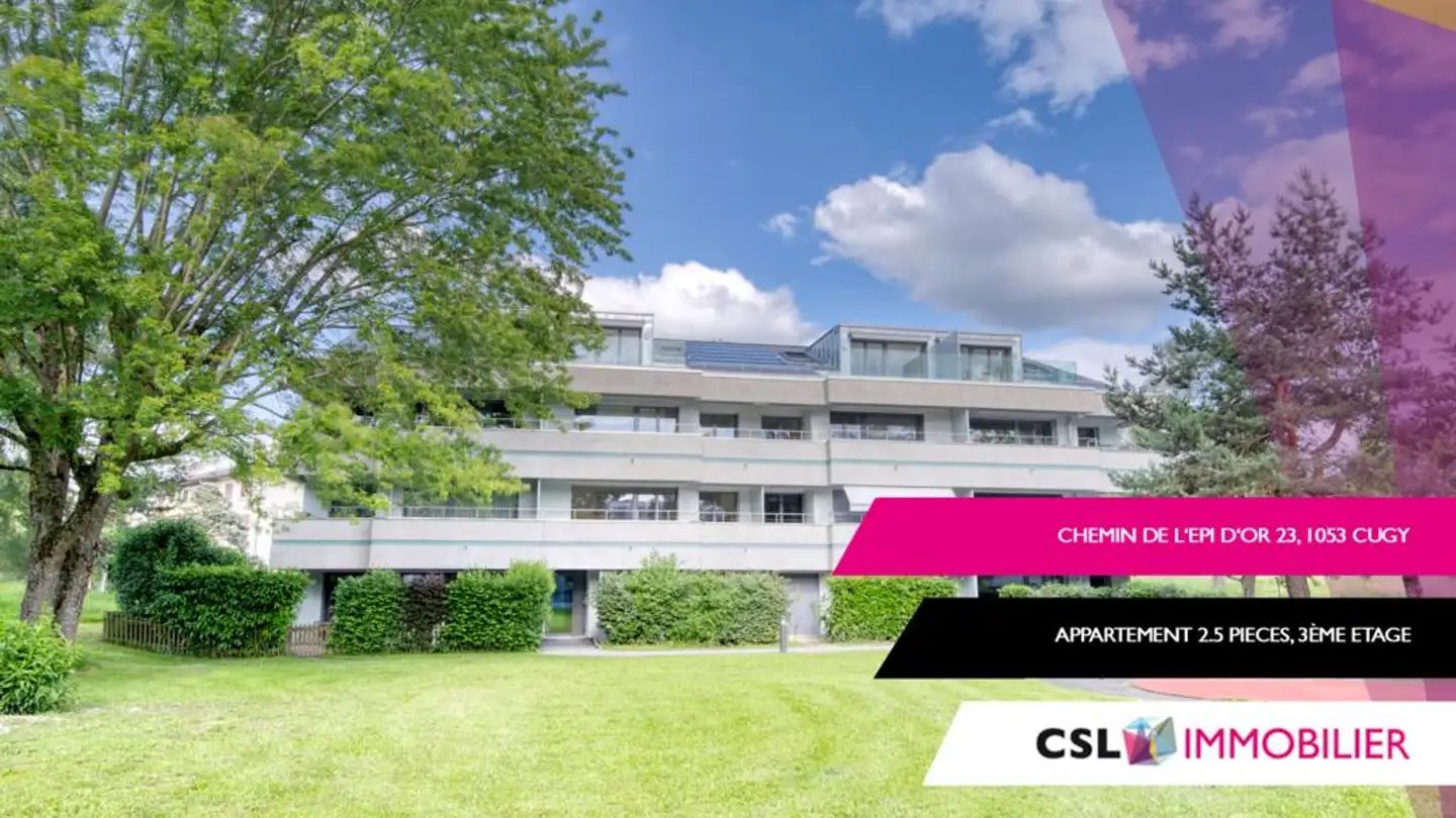 Apartment for rent - Chemin de l'Epi d'Or 23, 1053 Cugy VD