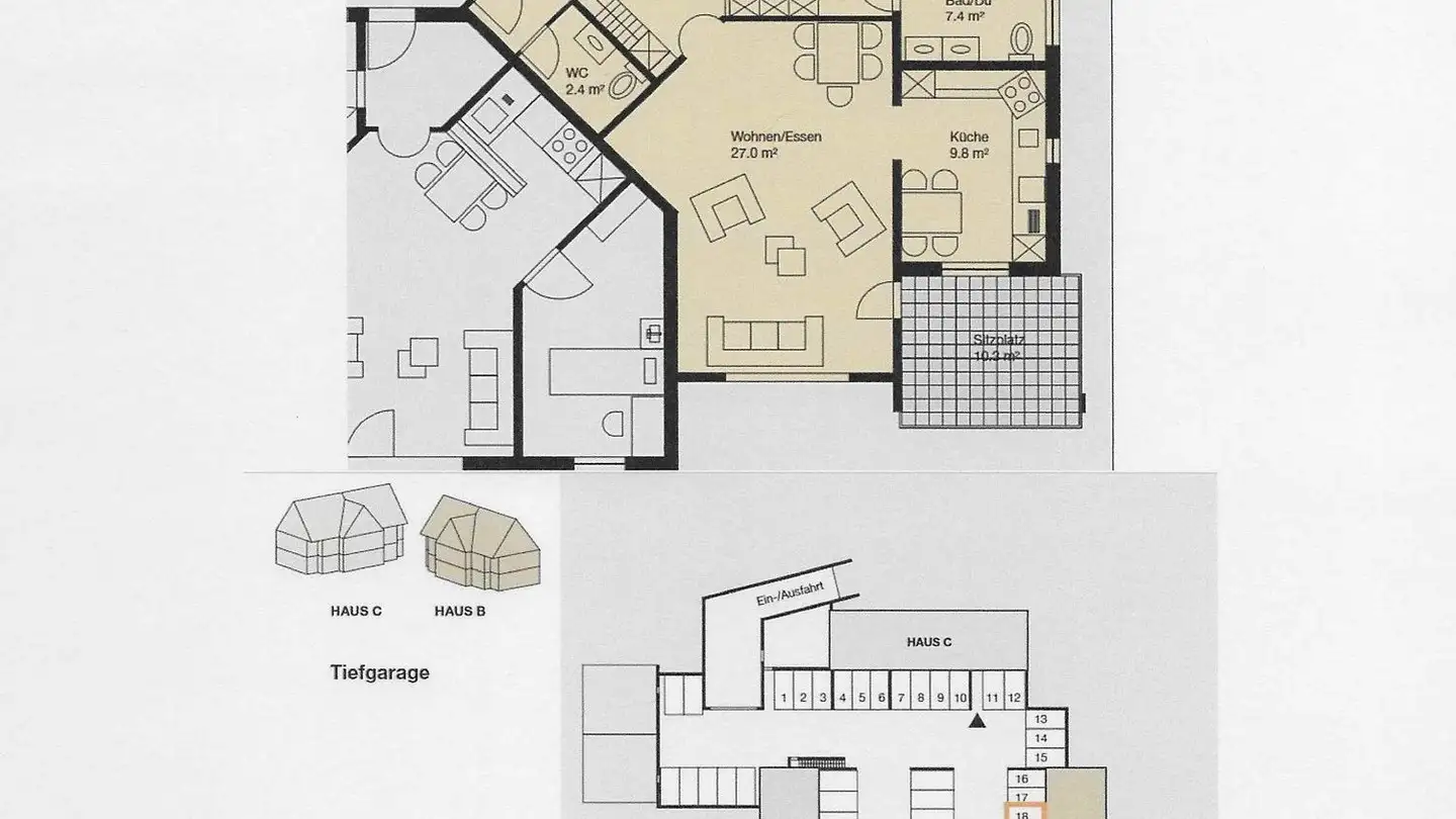 Appartement à louer - Ausserdorfstrasse 6, 8918 Unterlunkhofen - Photo 2
