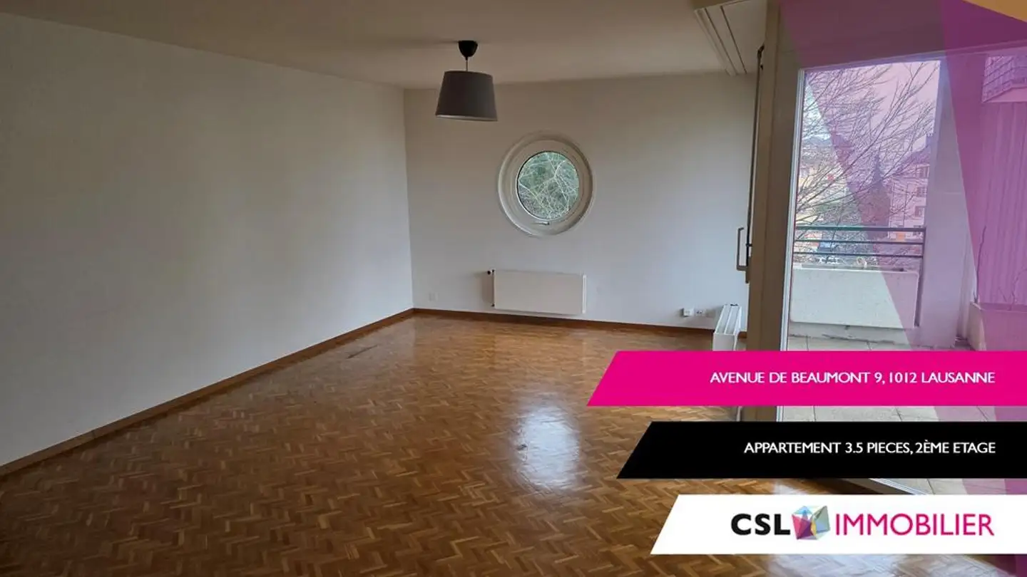 Appartement à louer - Avenue De Beaumont 9, 1012 Lausanne
