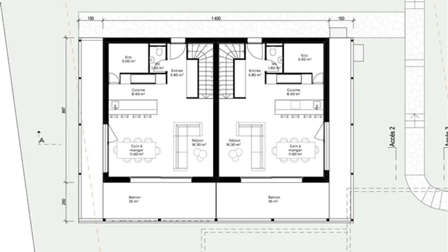 Appartement à vendre - Chemin De Mailand, 1941 Vollèges - Photo 2
