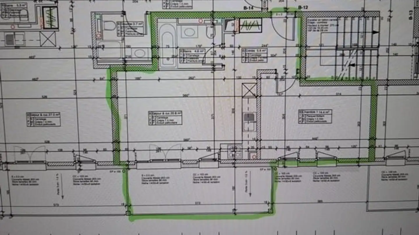 Maisonette-Wohnung mieten - Route Des Arbognes 21, 1774 Cousset - Foto 4
