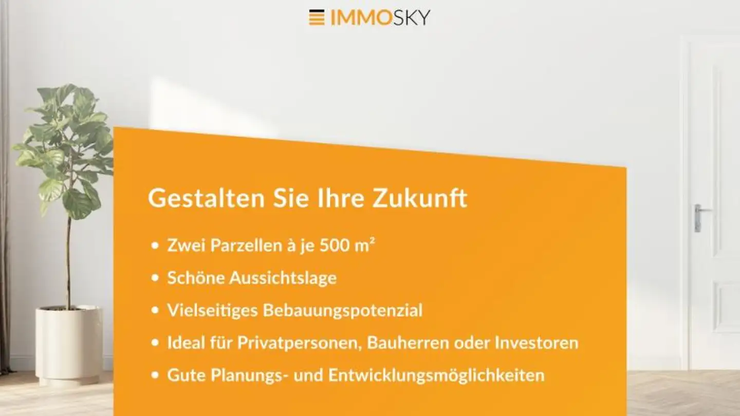 Constructible plot for sale - 9442 Berneck