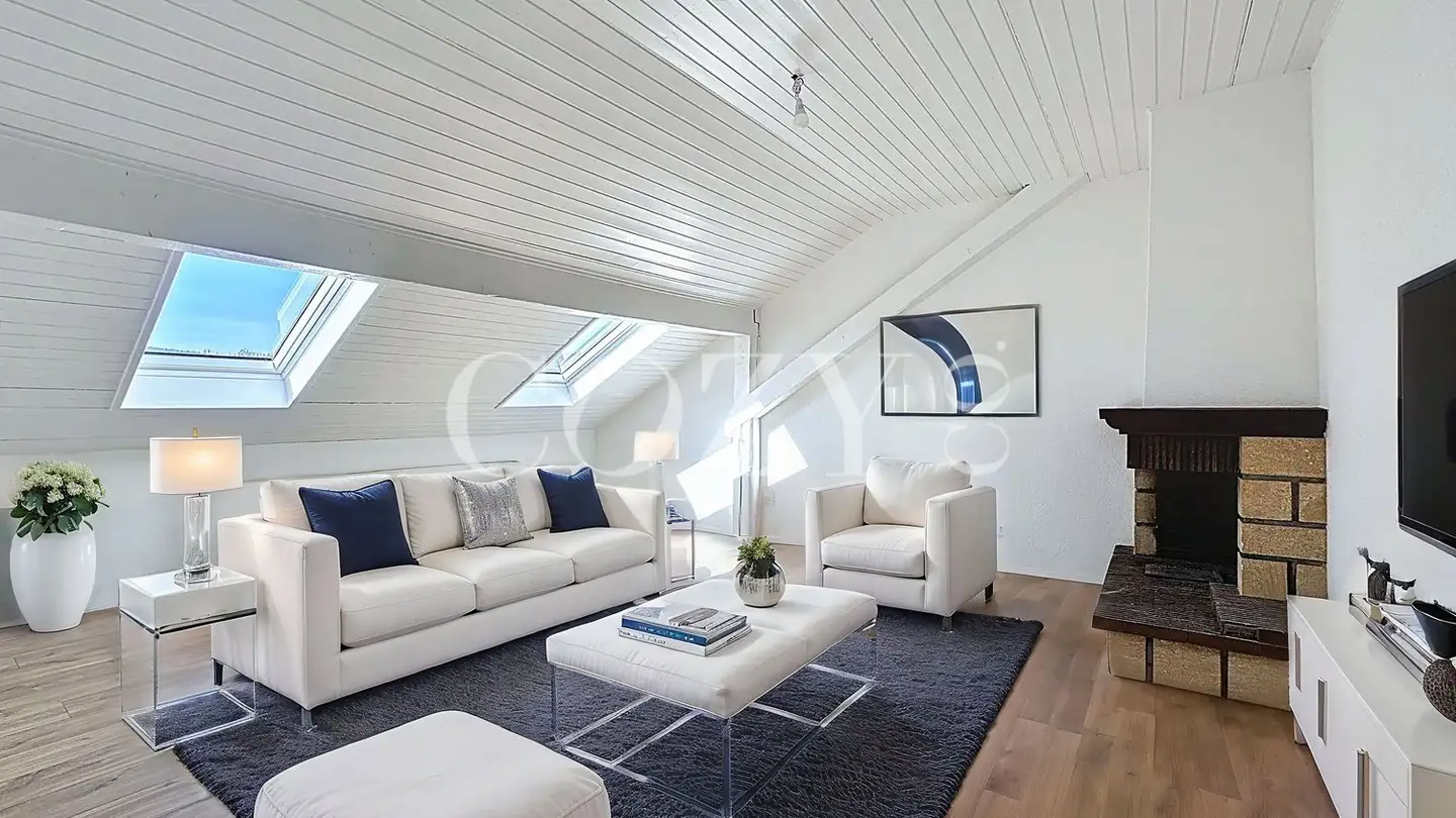 Attic flat for sale - 1483 Montet (Broye)