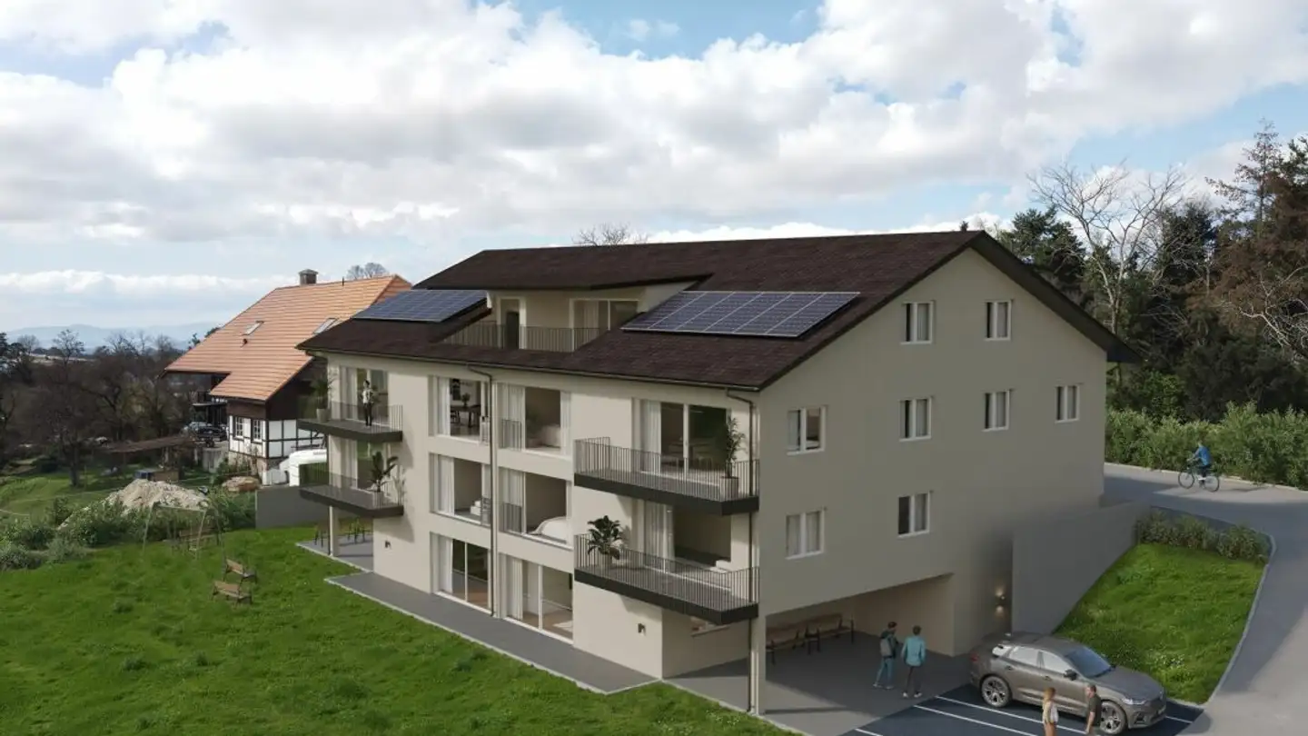 Dachgeschosswohnung kaufen - Dorfstrasse 6, 3207 Golaten - Foto 2