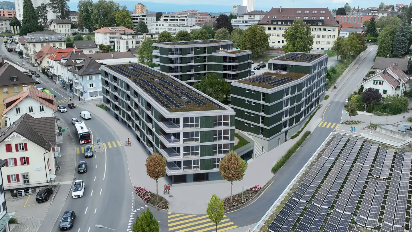 Appartement à louer - Gänsebergstrasse, 3186 Düdingen