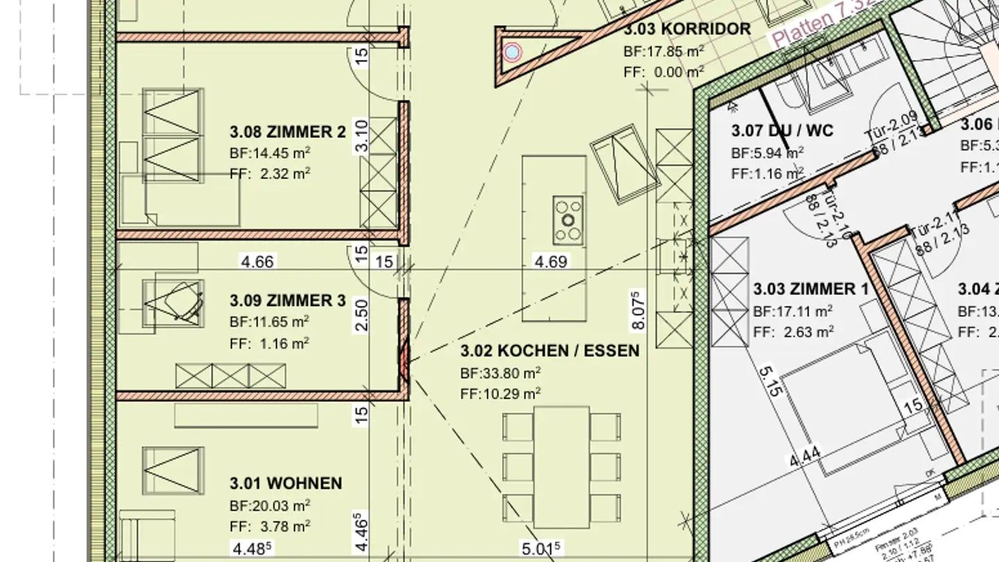 Penthouse for rent - Littenweg, 9462 Montlingen - Photo 3
