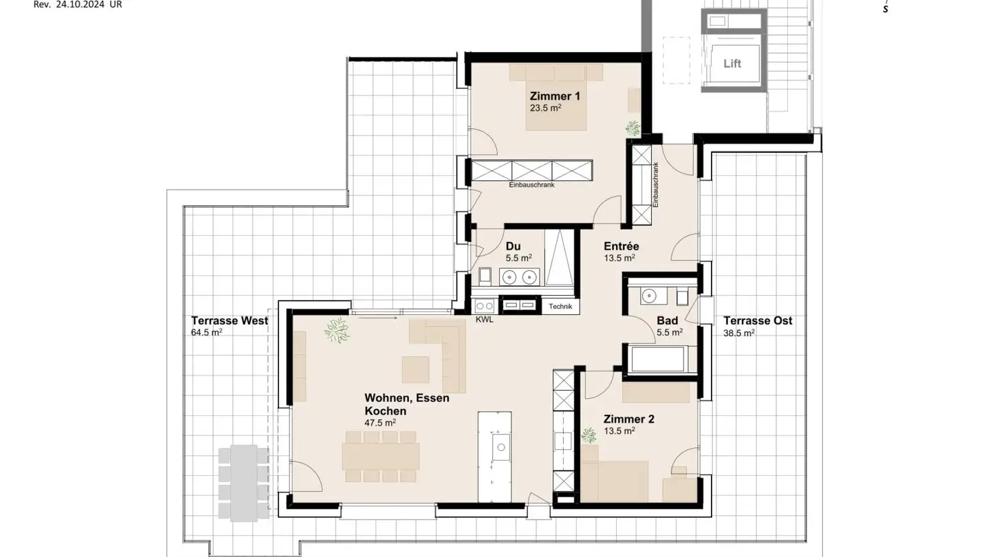 Attico in vendita - Im Roosen 5, 9450 Lüchingen