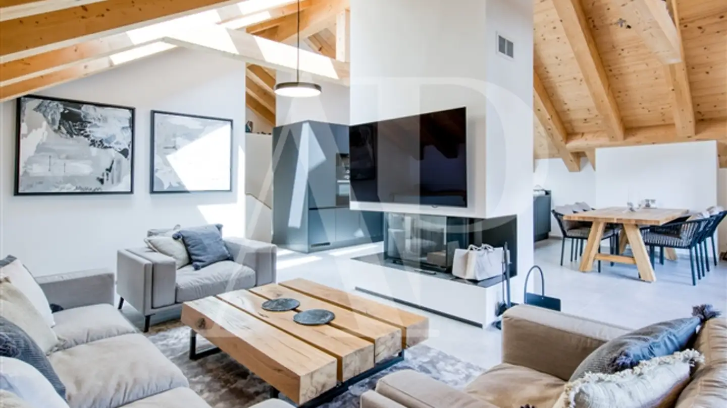 Penthouse for rent - Rue Du Village 15, 1874 Champéry