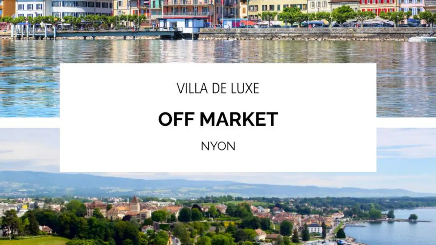 Single house for sale - 1260 Nyon