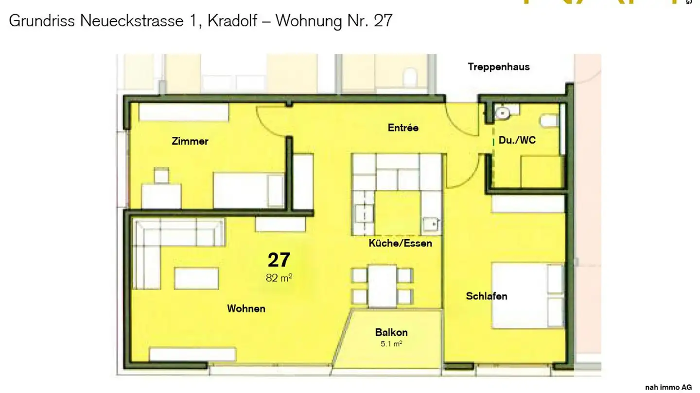 Apartment for rent - Neueckstrasse 1, 9214 Kradolf - Photo 4