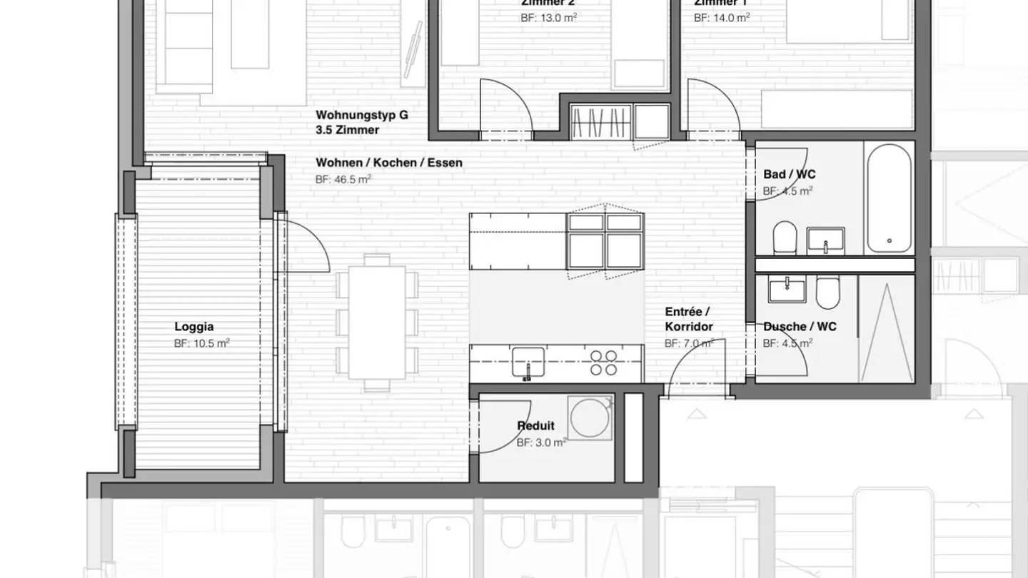 Wohnung mieten - Meiengartenstrasse 8, 8645 Jona - Foto 2
