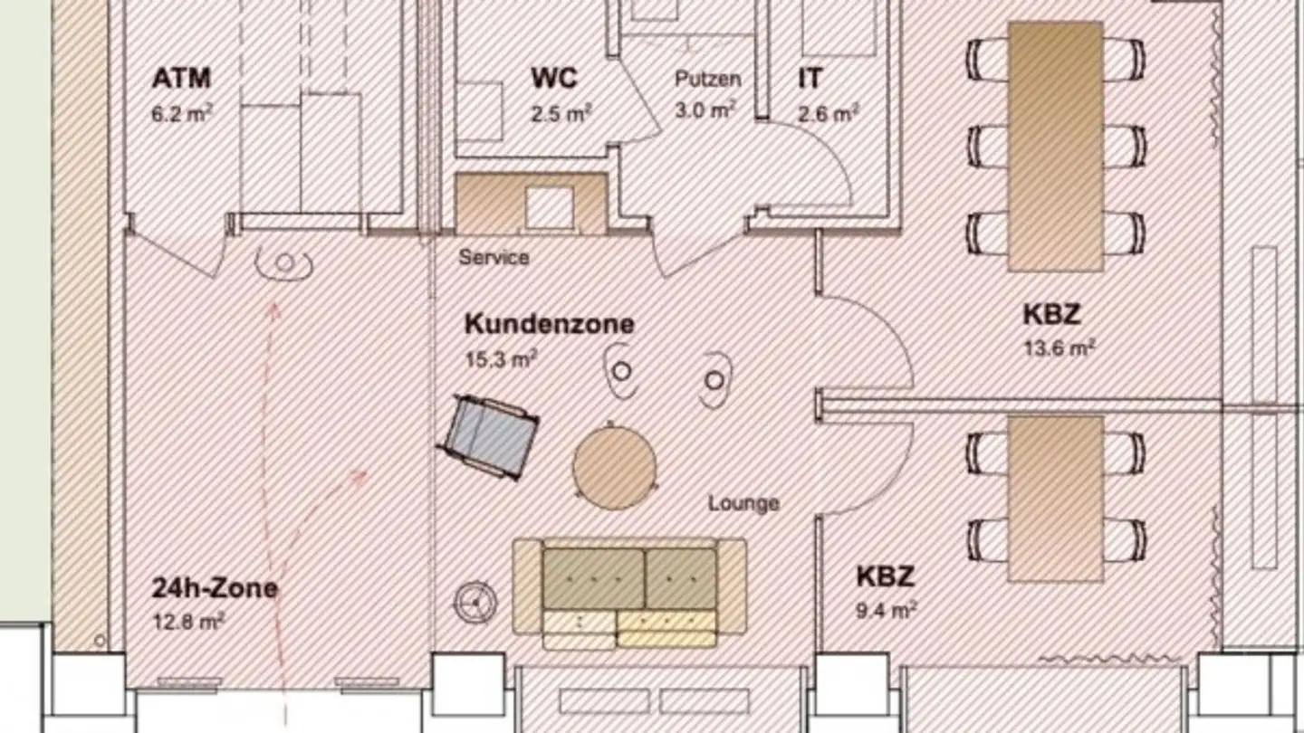 Mixed-use building for rent - Avenue Léopold-Robert 12, 2300 La Chaux-de-Fonds