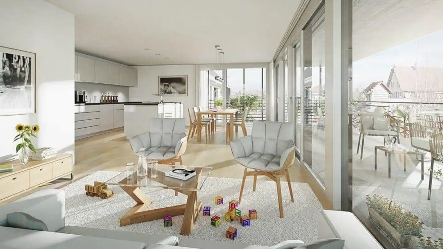 Wohnung mieten - Dorfstrasse 2, 5632 Buttwil - Foto 4