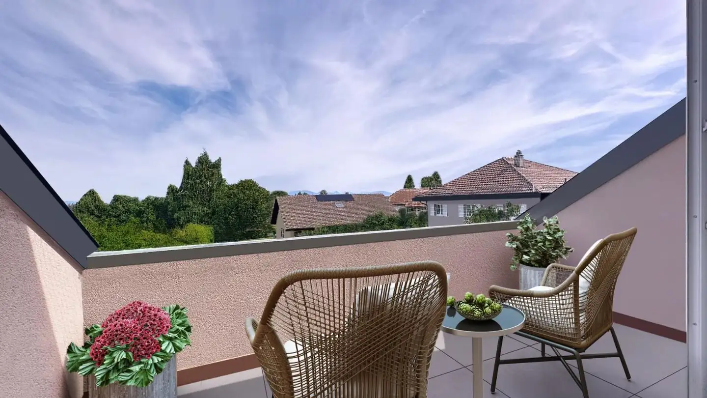 Attic flat for sale - Route De La Tuilière, 1142 Pampigny - Photo 4