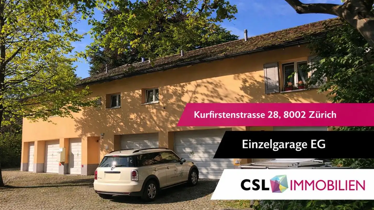 Einzelgarage mieten - Kurfirstenstrasse 28, 8002 Zürich