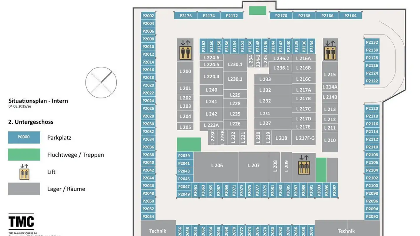 Underground parking space for rent - Thurgauerstrasse 117, 8152 Glattpark (Opfikon) - Photo 2