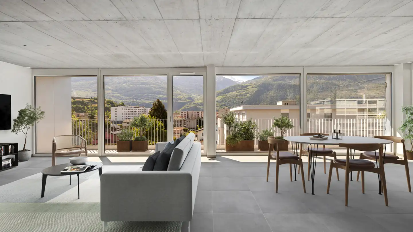 Penthouse for sale - 1964 Conthey