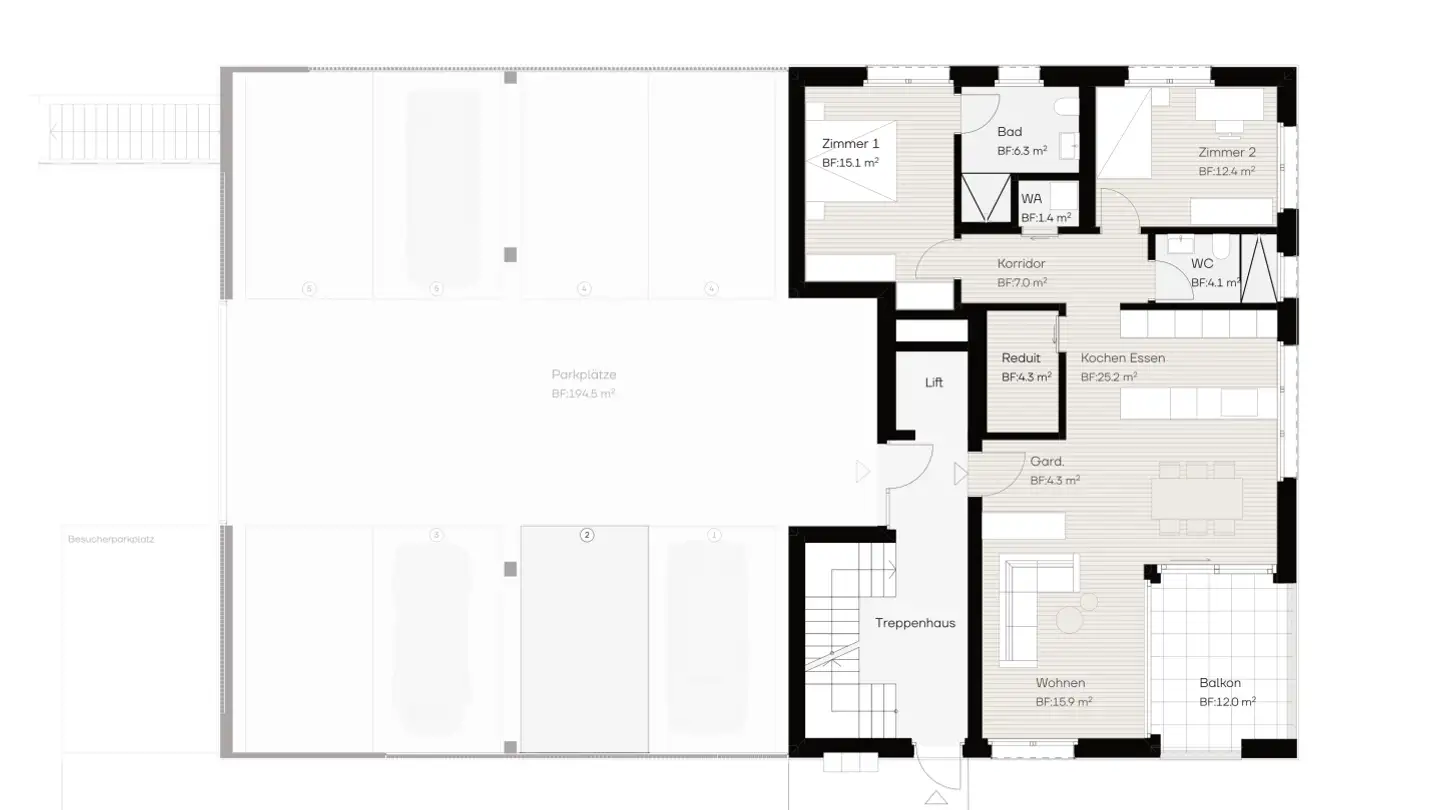 Wohnung kaufen - Buchenstrasse 64, 9042 Speicher - Foto 4