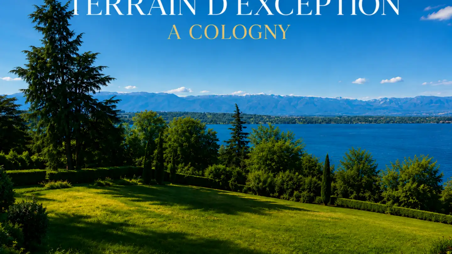 Constructible plot for sale - 1223 Cologny