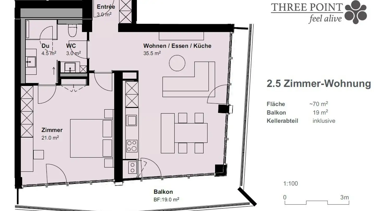 Appartamento in affitto - Sonnentalstrasse 17, 8600 Dübendorf - Photo 3