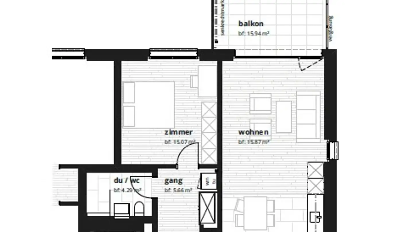 Appartamento in affitto - Unterer Kreuzacker 4, 8645 Jona - Foto 2