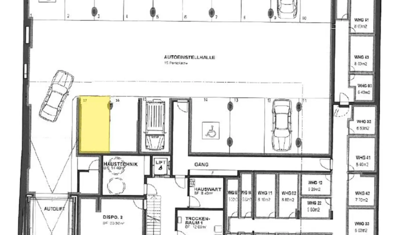 Underground parking space for rent - Ackerstrasse 21, 8005 Zürich - Photo 2