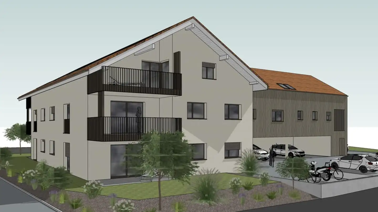 Appartamento in affitto - Route De Delley 58, 1566 St-Aubin FR - Foto 2