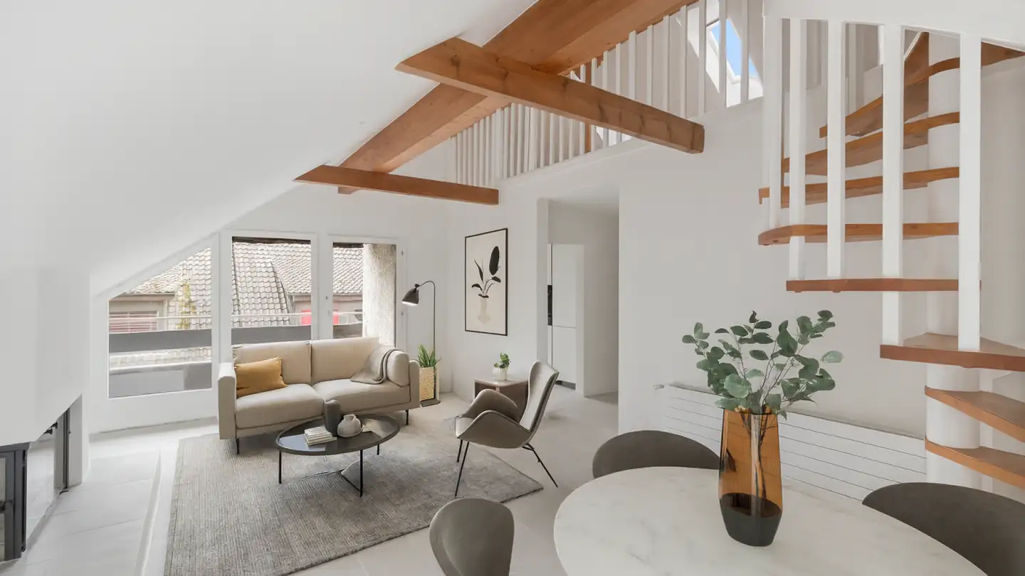 Attic flat for sale - Röthlerholzstrasse 12, 5406 Rütihof