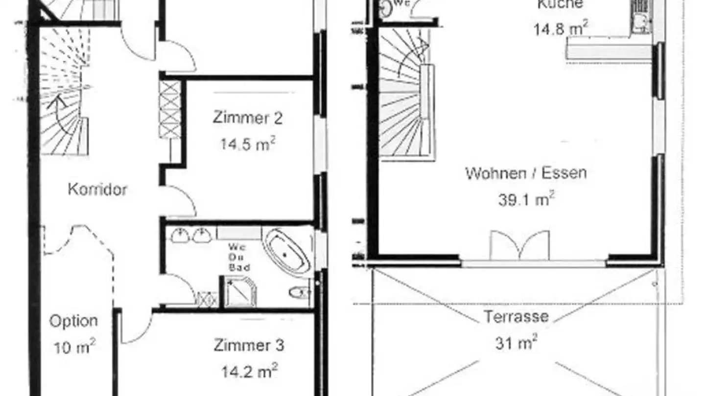 Wohnung mieten - Fliederstrasse 32, 5415 Nussbaumen AG - Foto 2
